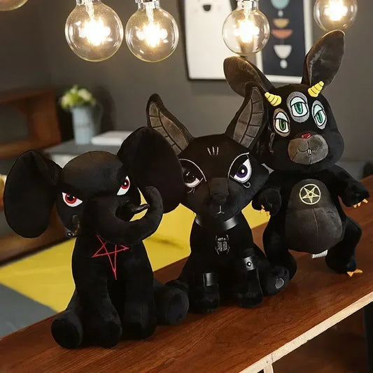 Anime Dark Style Plush Toy Cute Unicorn Anubis Hydra Bastet The Role Of Ancient Egyptian Mythology Plushie Dolls Kids Toys Gifts