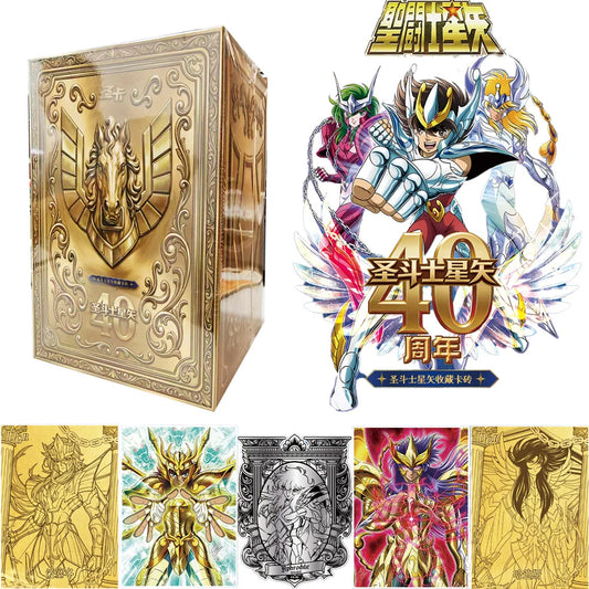 Saint Seiya Anime Trading Cards 40th Anniversary Commemorative Series Featuring Athena Shiryu Hyoga Character Collectible Hobby