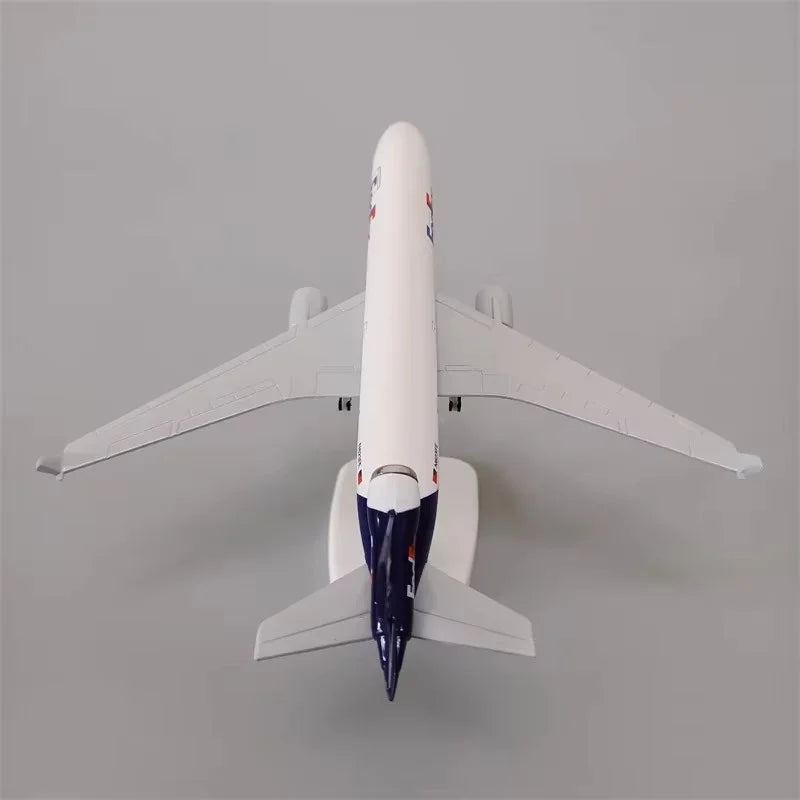 Airplane Model 20cm Air Fedex Express Airlines MD MD-11 Metal Alloy Model Plane Kits To Build With Wheels Landing Gears Plane