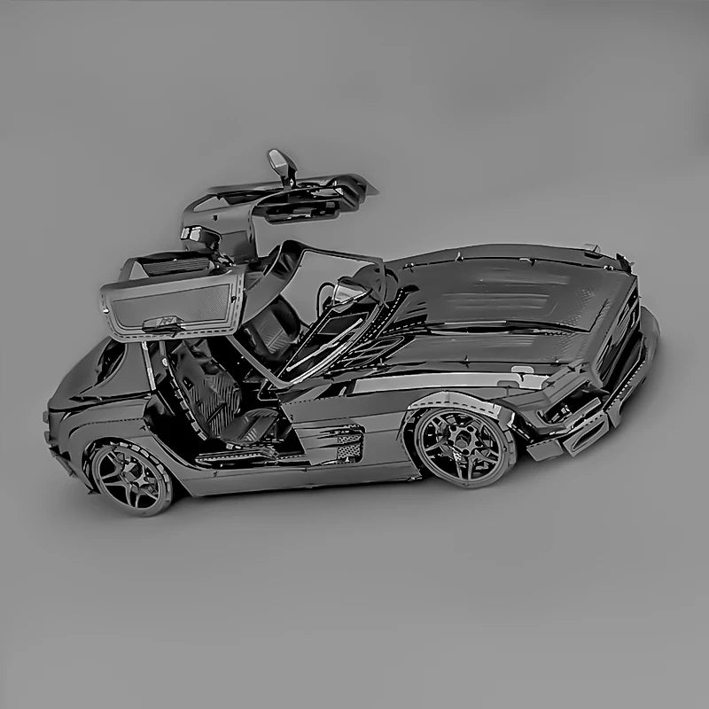 sports car 3D Metal Puzzle DIY Model Making Kit Adult Toy Birthday Gift