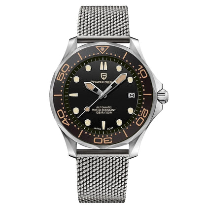PAGANI DESIGN Navy Blue Ceramic Bezel Men's Watches Automatic Watch For Men Luminous Diving Mechanical Wrist Watch Men 2026 New