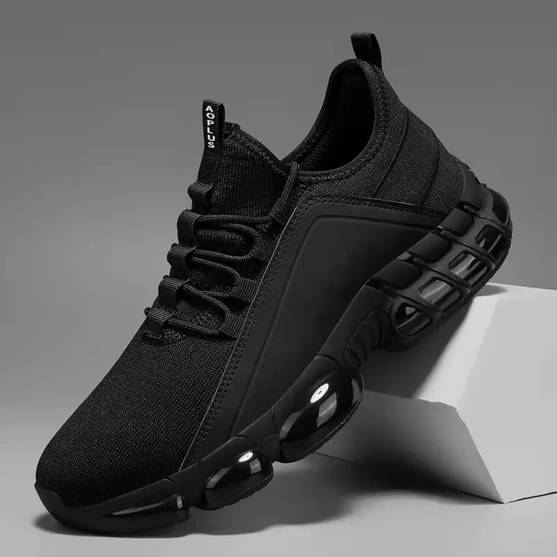 2026 New Hot Men's Casual Sneakers*Fashion Gym Student Running Sports Shoes For Men Tenis Breathable Comfortable Shoe Black46