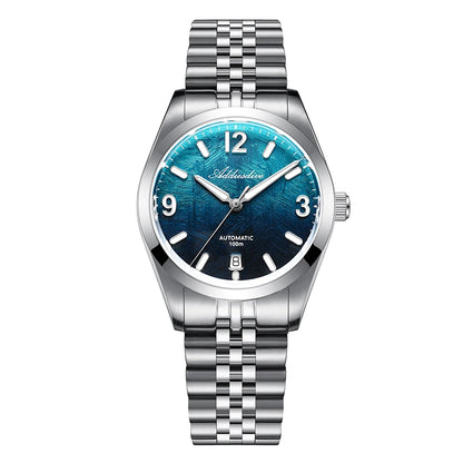 ADDIESDIVE Men Luxury Diver Automatic Mechanical Watch Sapphire Crystal 100M Waterproof Stainless Steel Business Sports AD2547