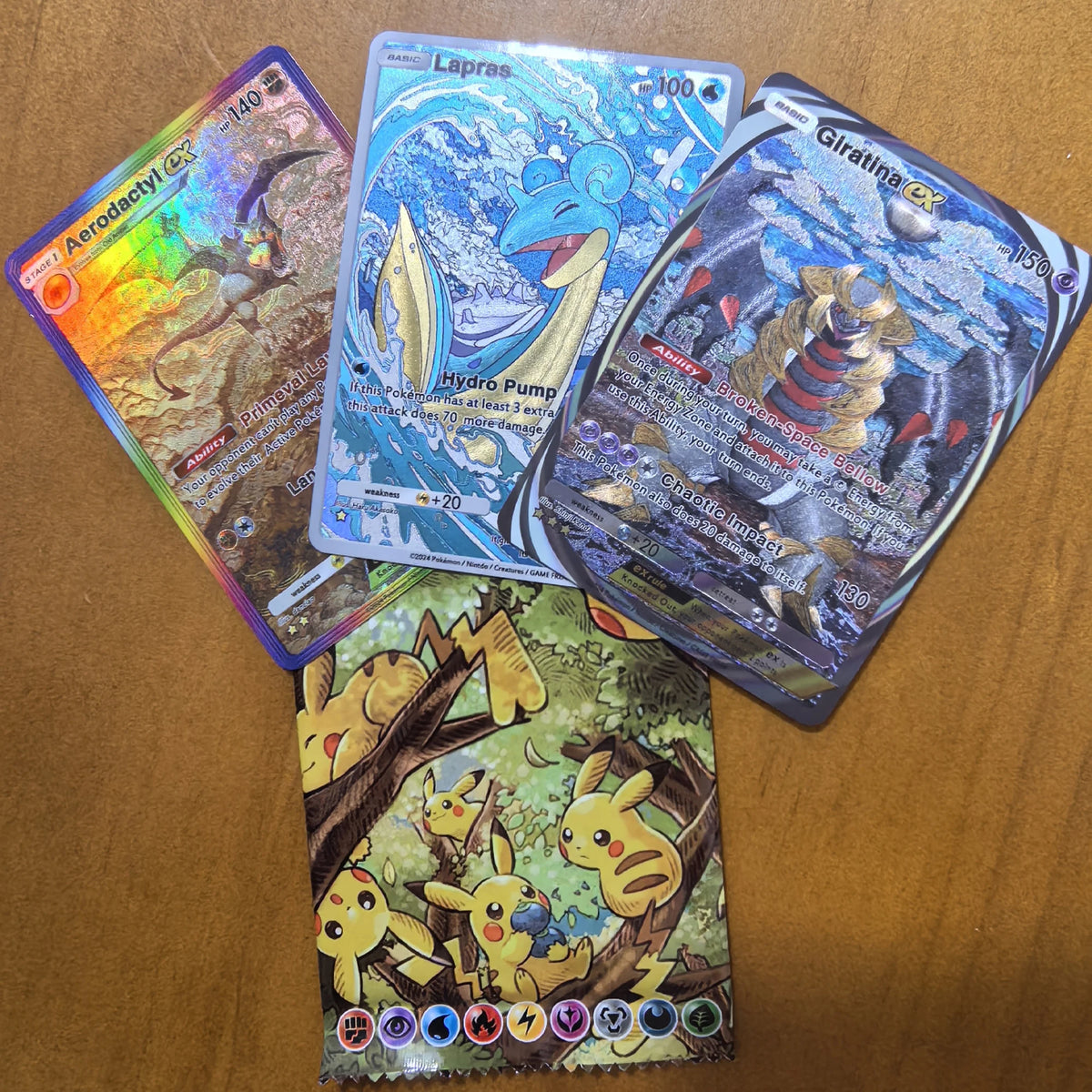 1 Box Pocket Series Mew Charizard Giratina Lillie English Random Flash Card Classic Game Anime Collection Cards Gift Toy