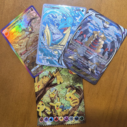 1 Box Pocket Series Mew Charizard Giratina Lillie English Random Flash Card Classic Game Anime Collection Cards Gift Toy
