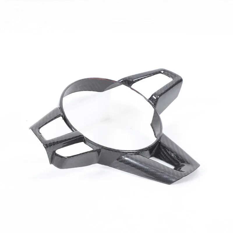 For Mazda MX-5 ND 2016-2024 Real Carbon Fiber Car Steering Wheel Decorative Frame Sticker Car Interior Accessories