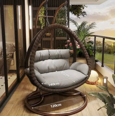 Home Basket Chair Modern Outdoor Garden Furniture Lazy Sofa Basket Egg Leisure Rattan Chair