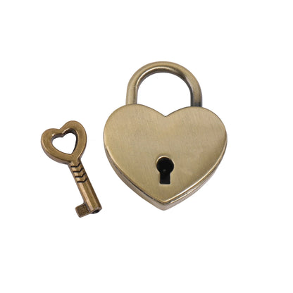 Custom Name Padlock Heart Shape Personalized Name Lock With Key For Bag Suitcase Luggage Box Vintage Mini Customized Name Lock