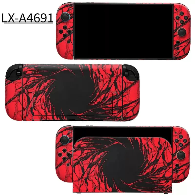 Colorful Sticker Skin for Nintendo Switch 2 NS Console Dock Charger Stand Holder Joy-con Controller Vinyl