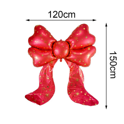 Standing Christmas Santa Claus Foil Balloon Christmas Tree Street Light Balloons Christmas Home Indoor Party Decorations New Yea
