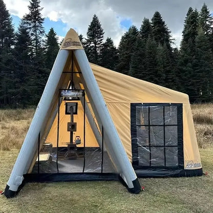Outdoor Custom Logo Durable Inflatable Waterproof Luxury Large Camping Air Tent Glamping Marquee Gazebo Shelter Garden Canopy