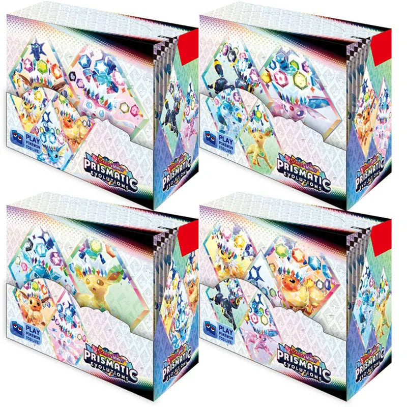 360Pcs English French Spanish Carta Karten Pokem Cards Sun Moon Evolutions Booster Box Collectible Tradiner Card for Child