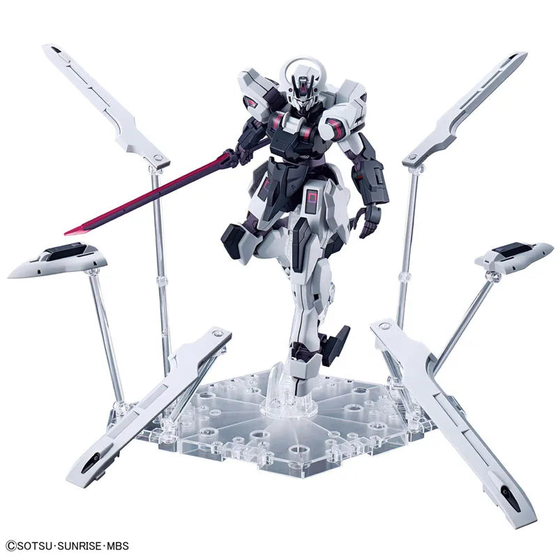 Bandai Original Genuine Figure Gundam Model Kit HG TWFM 1/144 Gundam Schwarzette Collection Model Action Figure Boys Toys Gifts