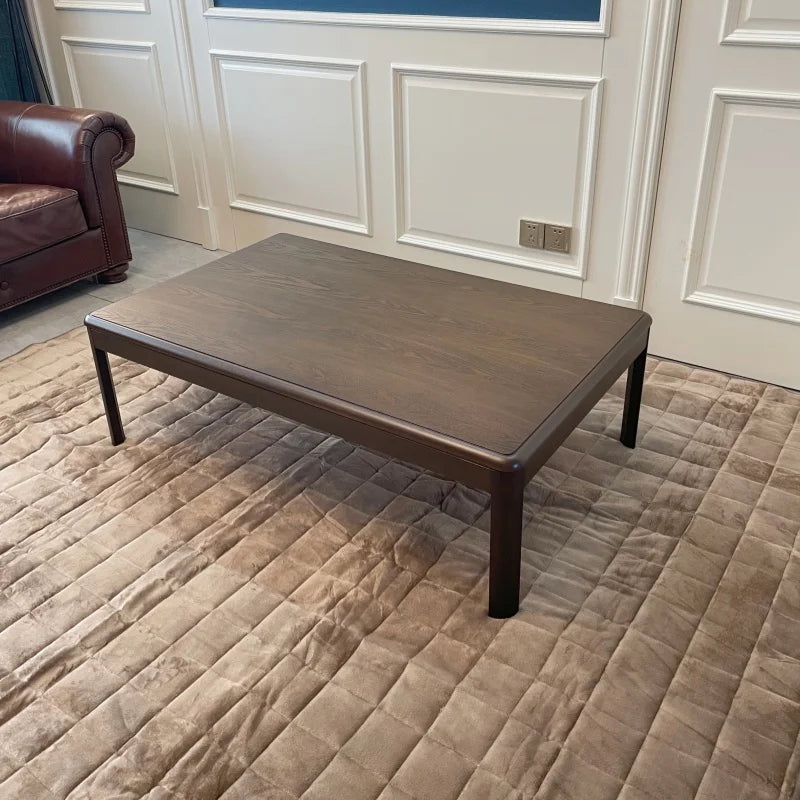 Japanese Style Kotatsu Foot Warmer Heated Table Rectangle 120cm Home Furniture Modern Wood Living Room Floor Coffee Table Wooden
