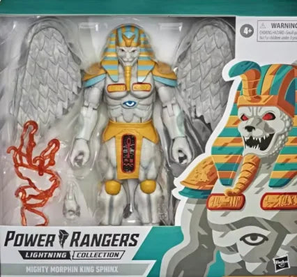 Newly-made， Hasbro Power Rangers Lightning Collection Monsters Mighty Morphin King Sphinx Action Toy Figure Collection