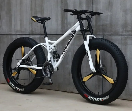 26inch Aluminum Alloy 4.0 Fat Bicycles Mountain Fat Bike / Five Blade Fatbike Mountain Bike Disc Brakes Snow Bike