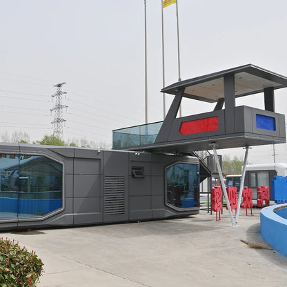 Intelligent Detachable Prefab Home Manufacture Mobile Apple Cabin House Container Houses With Smart Home Kitchen and Balcony