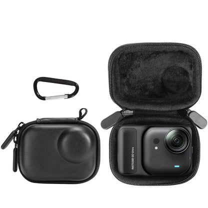 Case for Insta360 Go Ultra Accessories, for Insta 360 Go-Ultra Portable and Compact Travel Bag Hard Leather Case with Soft Inner