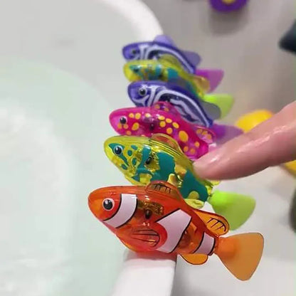 Photosensitive Swimming Clownfish, Realistic Electric Pet Robotic Fish, Aquarium Decoration, Cat Teasing Robotic Fish, Sea Fishi