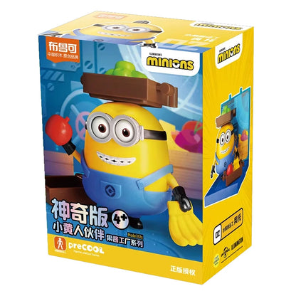 Original Blokees Minions PreCOOL Series Jelly Factory & Minions Celebration Party blind box Peripheral Collect Toys Boy Gifts