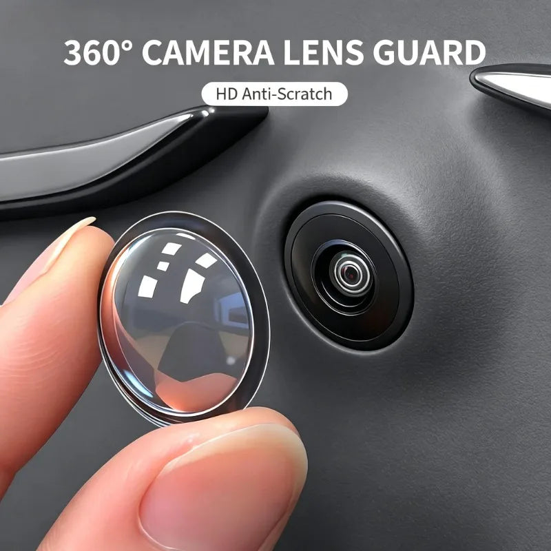 2-20pc Car Camera Lens Protector Cover Universal  Clear Anti-Scratch Lens Guard  Rear View Backup Camera Covers 360° Camera Prot
