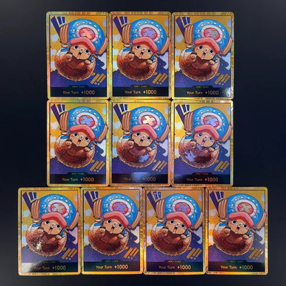 One Piece OPCG English Golden Holographic 3D Textured  DON card Straw Hat Crew x Lakers DON card Anime Collectible Cards