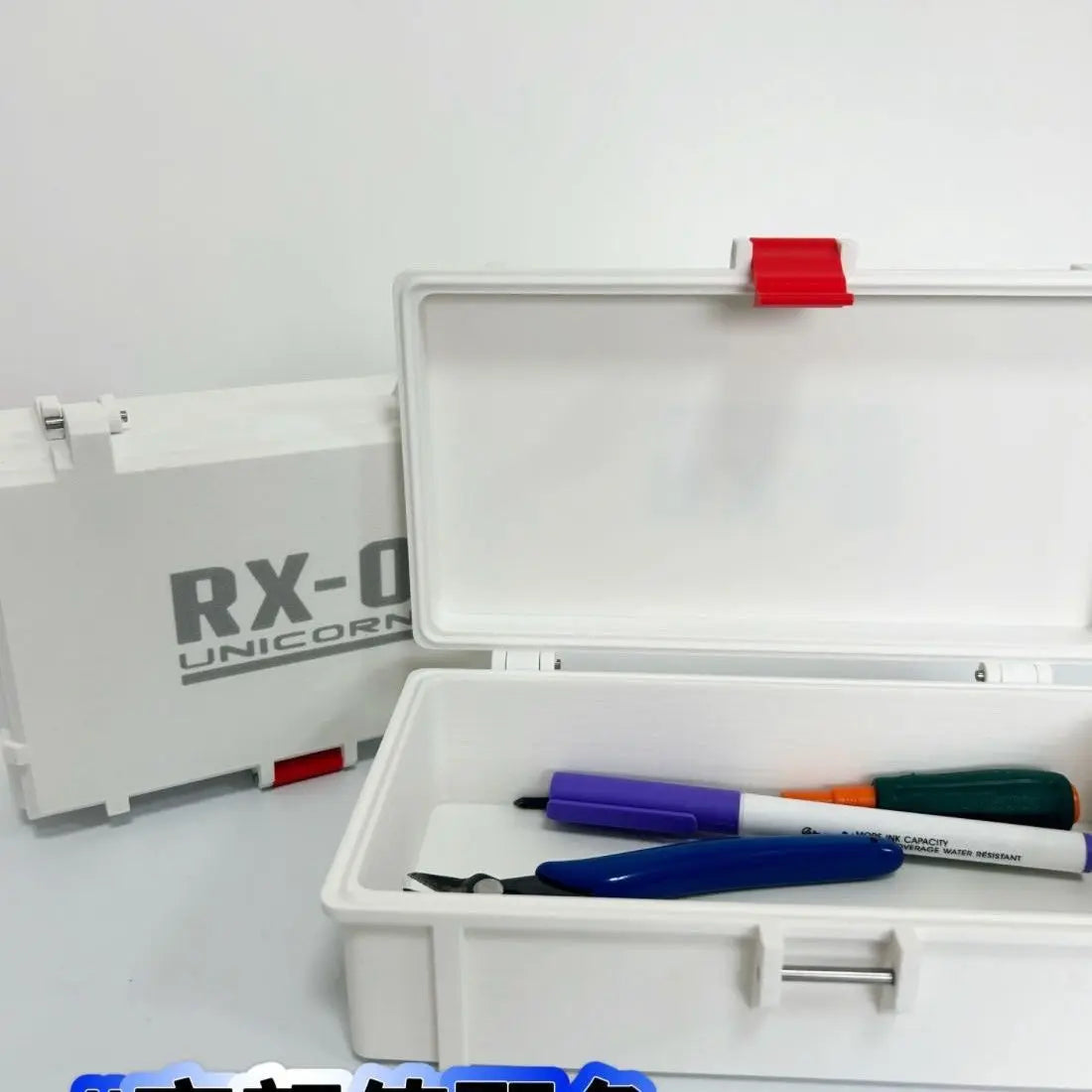 Gundam Original RX-78 Model Tool Unicorn Storage Box Stationery Pencil Case Pliers Tool Box Storage Box