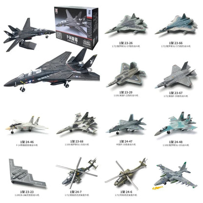 New Military Series Building Blocks Creative Multi-Purpose Fighter A-10 Support Attack Aircraft F14 Model Toys For Boy Xmas Gift