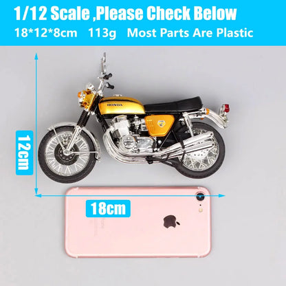1/12 Scale Automaxx Classic Dream CB750 Four 1969 Motorcycle Diecasts & Toy Vehicles Bike Model Collectible Joycity Gold