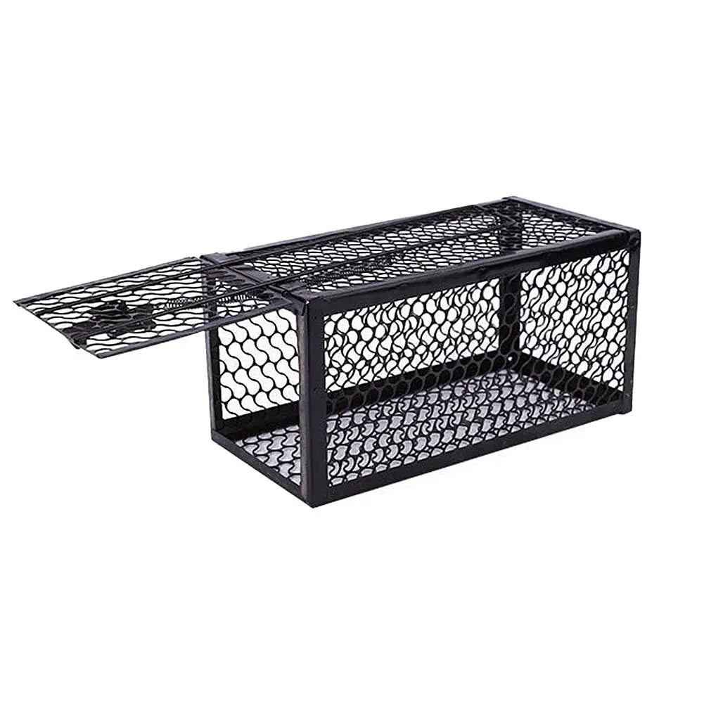 Household Metal Mousetrap Self-locking Mousetrap Safe Firm Iron Net Household Mouse Catcher Indoor Outdoor Rat Trap Rat Cage