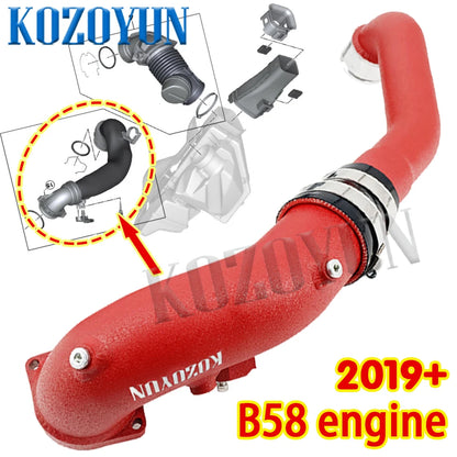 Charge Pipe Turbocharger Intake Pipe for B58 Toyota GR Supra A90 3.0T 2020+