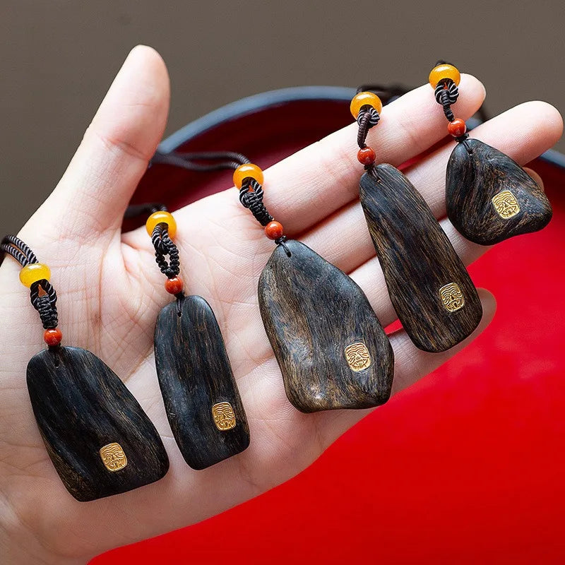 Sinking Incense Pendant Deity "Zakiram" God of Wealth Pendant High-end Faith Cultural Play Ornament Natural Fragrance