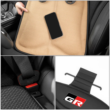 Car Seat Ice Silk Cushion Backrest Seat Protector Cover Accessories For Toyota Crown GR Corolla YARIS L Auris C-HR Hilux Vios Ra