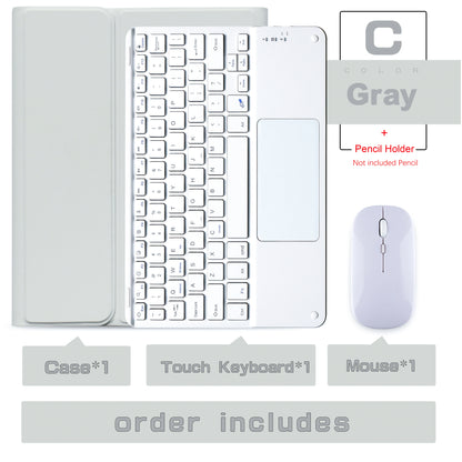 Keyboard Wireless Mouse Magic For iPad Pro 13 11 Case M5 M4 2026 M3 Air 13 11 5 4 10.2 9 8 7 Generation Case Bluetooth Keyboard