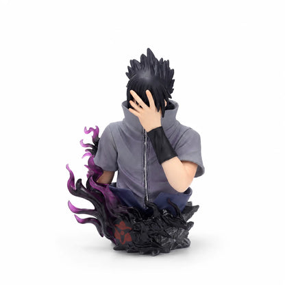 Naruto Uchiha Sasuke Anime Action Figure Model Statue Desktop Ornament Collectible Small Gift Halloween Christmas Valentine's Day Gift Decoration