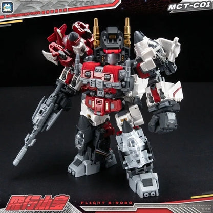 【IN STOCK】 Transformed Toys MachineCat-Toys MCT-C01 MCTC01 Mini Superion 5-in-1 Combiner Flight B-Robo Mini Brave Action Figure