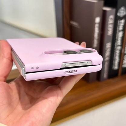 For iPhone Duo Case Fashion Solid Pure Color Frosted Slim Matte Phone Case for iPhone Duo 18 Fold Hard Shockproof Back Covers