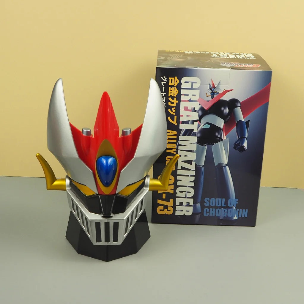 Cartoon Anime Mug Japanese Anime MAZINGER Z Transformation Robot Coffee Mugs 304 Stainless Steel Cup Unique Decorative Water Cup