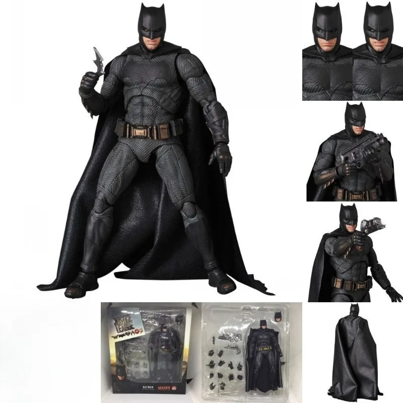 Batman Action Figure Bruce Wayne Mafex 056 Action Figure Batman Joint Movable NECA Anime Model Birthday Present for Fans
