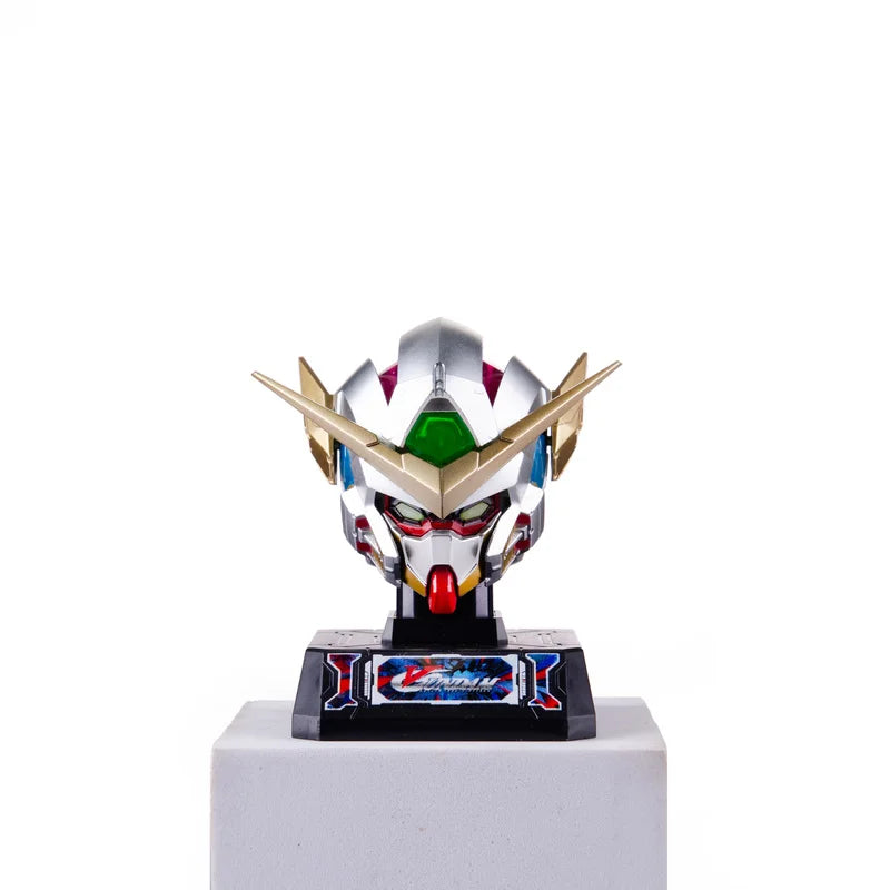 In Stock Head Sculpt Rechargeable Glowing Breath Light Exia Strike Freedom Car Ornament Desktop Display Trendy Collectible Decor