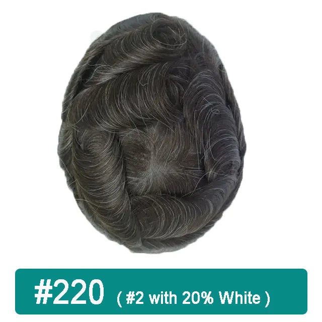 iLace Silk Base Men Toupee Swiss Lace Front 100% Human Hair Natural Hairline Male Capillary Prosthesis Wig Men Hair System