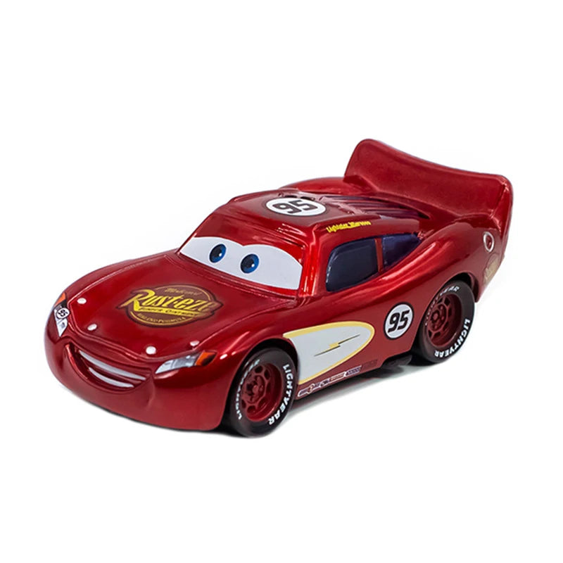 Pixar Cars 3 Lightning McQueen Jackson Storm Anime Cartoon Characters Alloy Diecast Model Toy Cars Fire Engine Children's Gifts