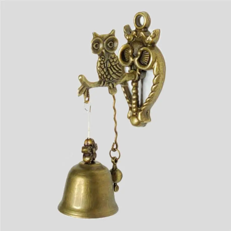 ABHI-Animal Door Bells Metal Iron Bells Wind Chime Wall Hangings Shapes Vintage Nostalgic Style