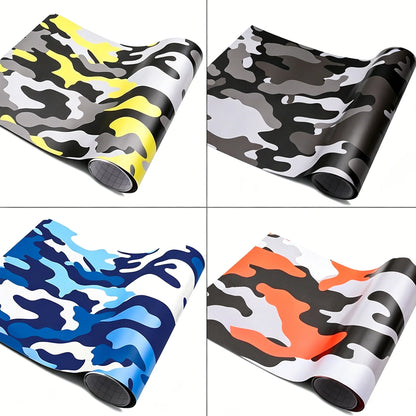 Digital Camouflage Vinyl Wrap Self Adhesive Car Sticker Film for Auto Motorcycle Bicycle Computer Laptop Decoration