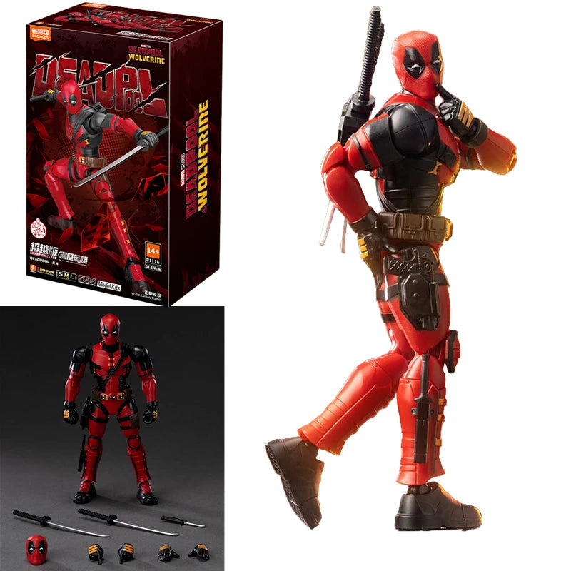 BLOKEES Original 2024 Deadpool & Wolverine Friend Deadpool 3 X-Men CLASS Version Action Figure Assembled Movie Model Toys Gift