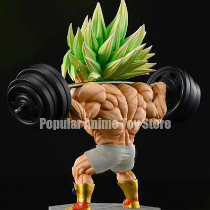 6.3in/16cm Anime Dragon Ball Z Broly Figure Pvc Action Figures Fitness Broly Figurine Gk Statue Collection Model Toys