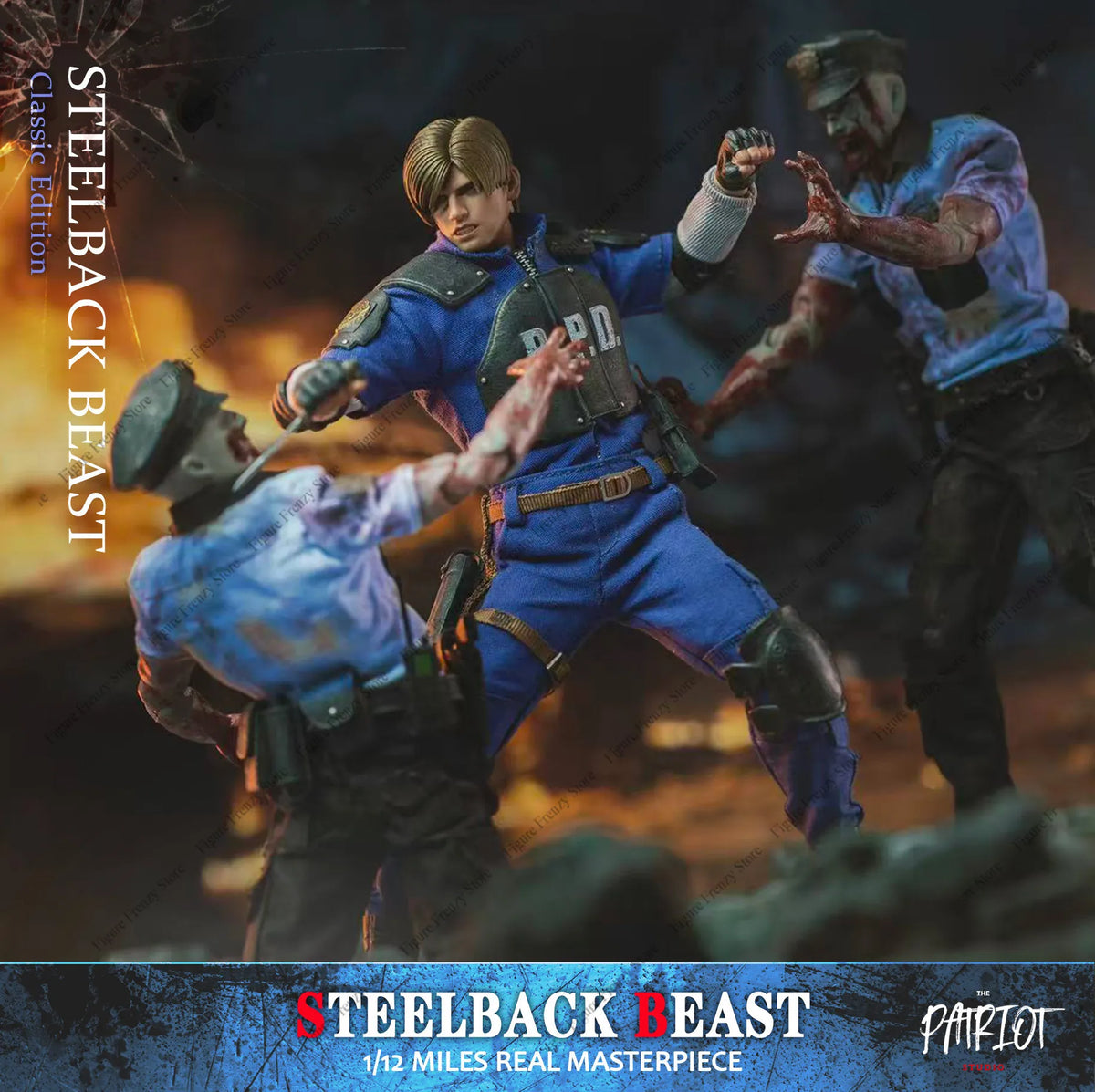 Special Offer  In-stock Patriot Patriot Studio Resident Evil Kennedy Leon soldier model figureFigure Frenzy