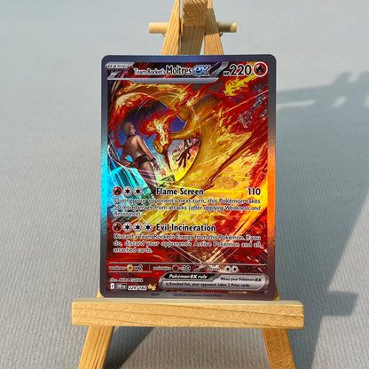 DRI PTCG4-001 Tcg proxy PKM Cards Misty's Psyduck Cynthia's Garchomp Rare Collection Battle Toys Gifts for Hobbies home play