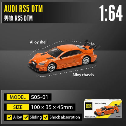 CCA 1:64 Porsche 911 GT2 RS BMW X5M Audi, Ford, Nissan Collection Full body Alloy Manufacturing Die Casting Car Model Toy Car