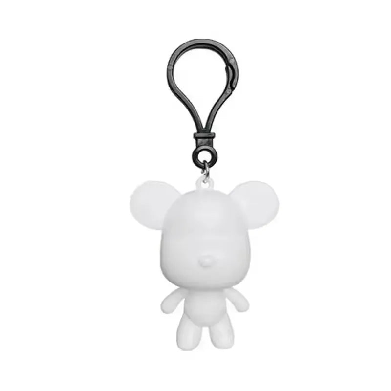 DIY Fluid Bear Sculpture Handmade Bearbrick Doll Ornaments Violent Bear Graffiti Painting Parent child Toy Gift Home Decoration
